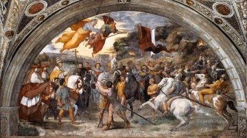  gran Obras - El encuentro entre León Magno y Atila, el maestro renacentista Rafael